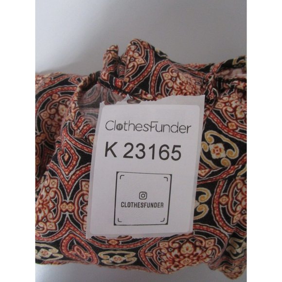 One Clothing Blouse Small Cropped Top Cut Out Hippie Flare Sleeve Knit - Picture 10 of 10